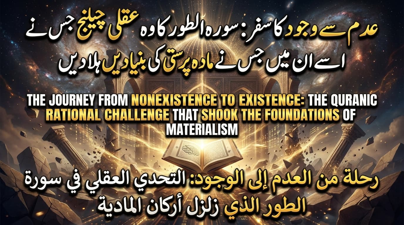 The Journey from Nonexistence to Existence: The Quranic Rational Challenge that Shook the Foundations of Materialism