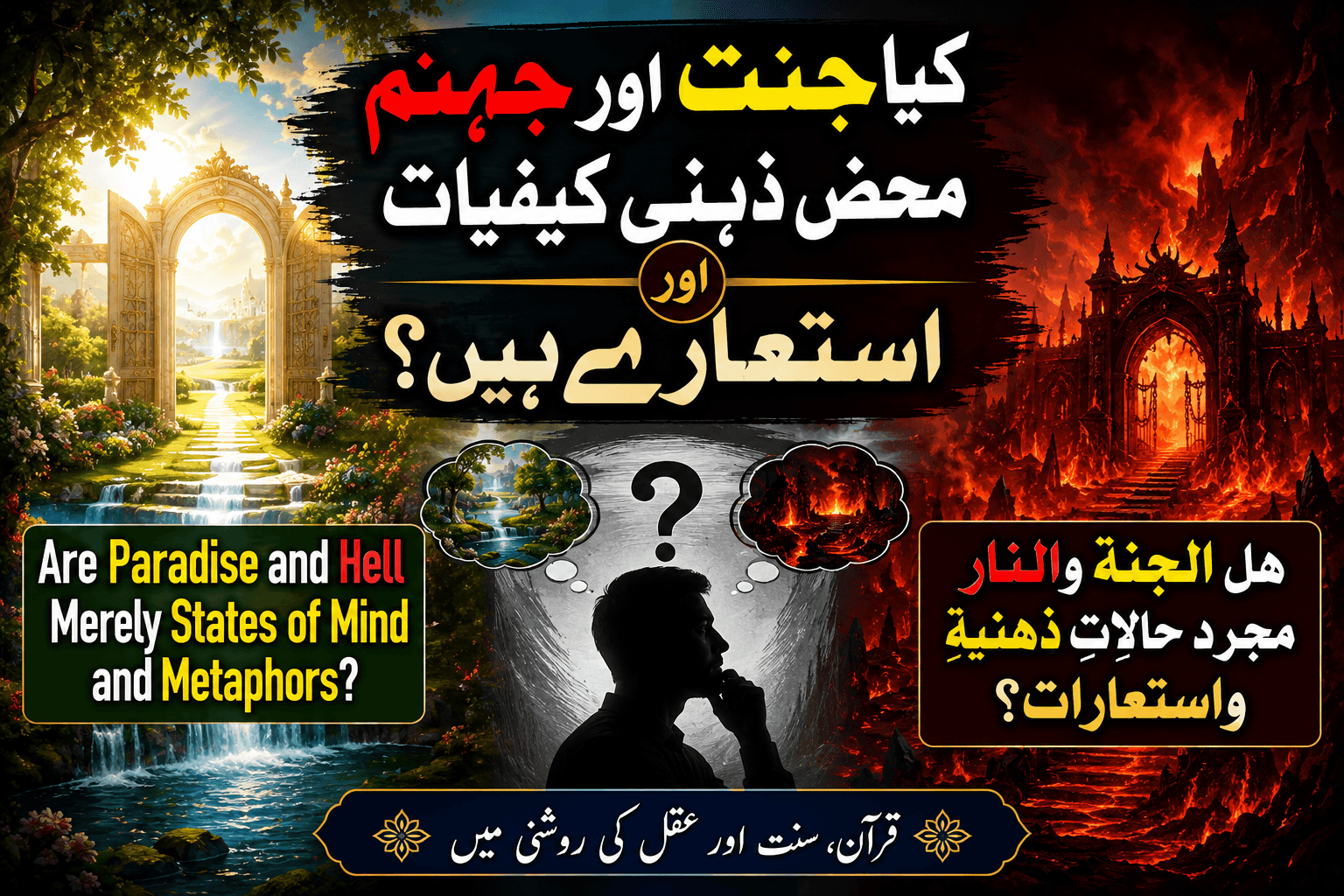 Are Paradise and Hell Merely States of Mind and Metaphors?