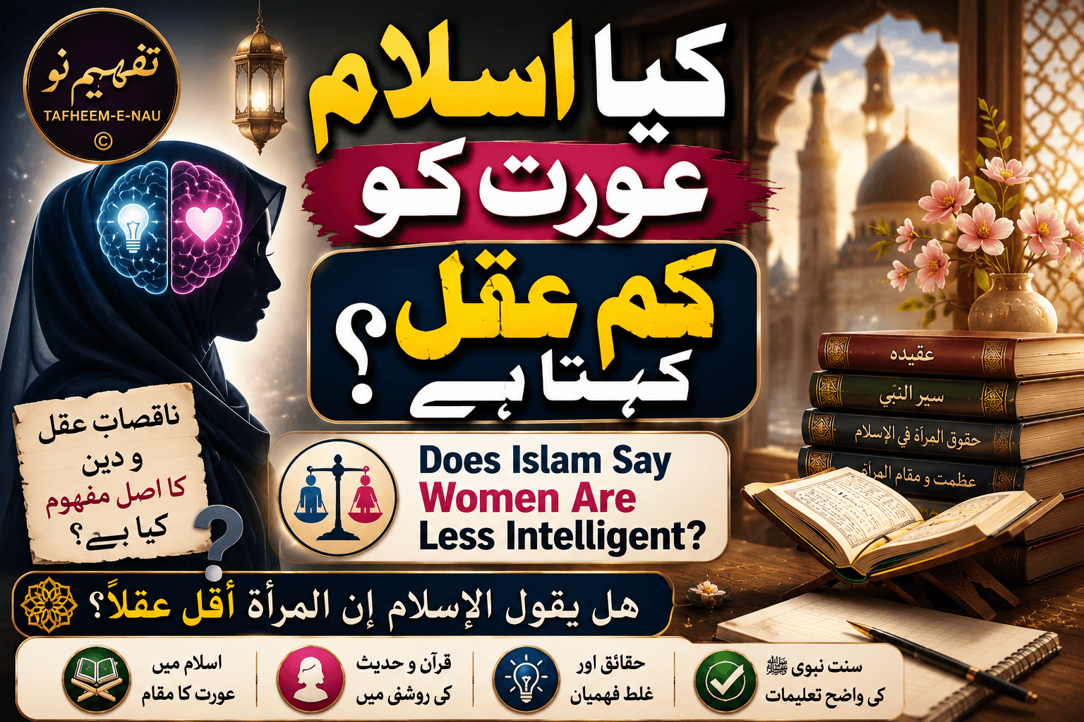 Does Islam Say Women Are Less Intelligent?