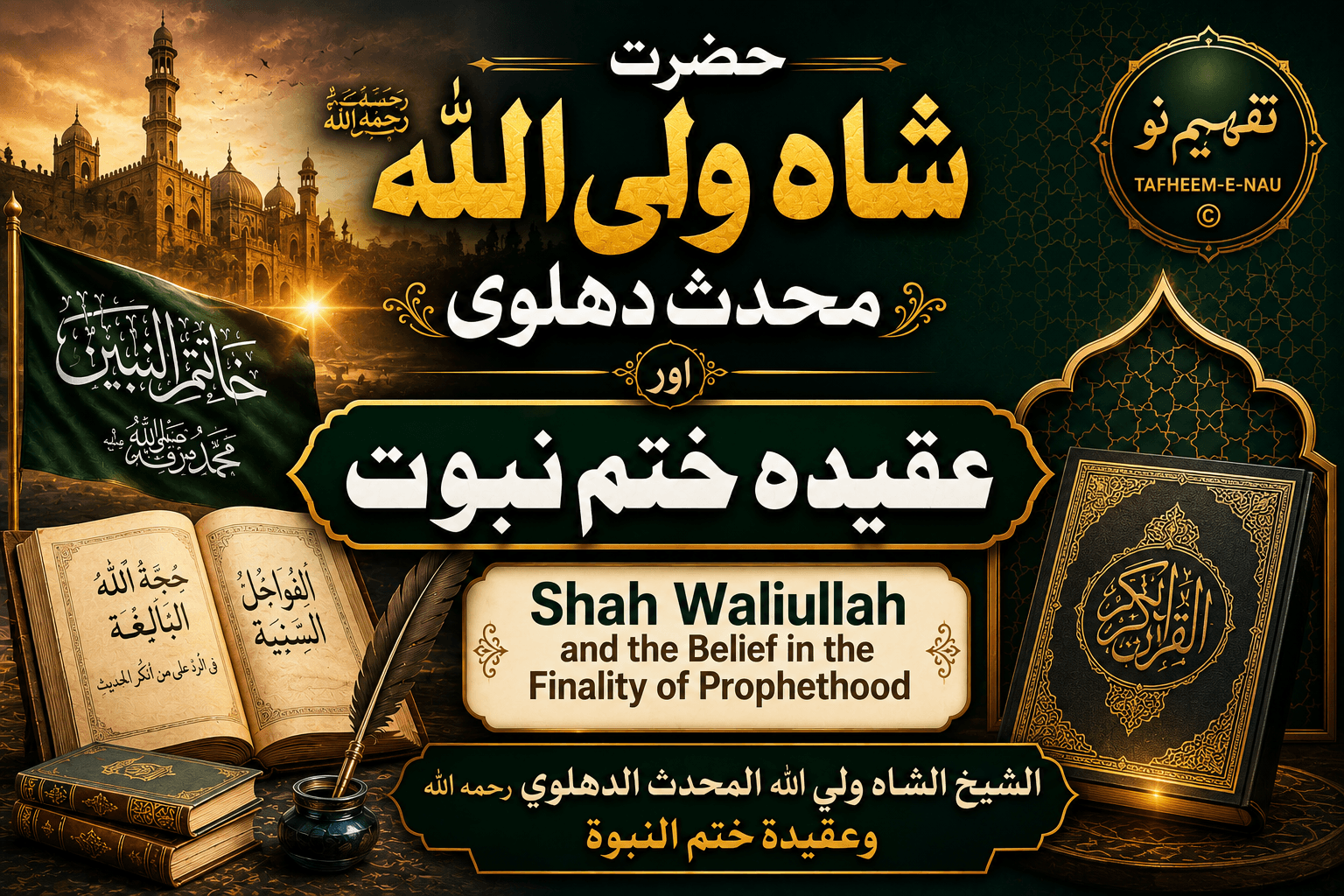 Shah Waliullah and the Belief in the Finality of Prophethood