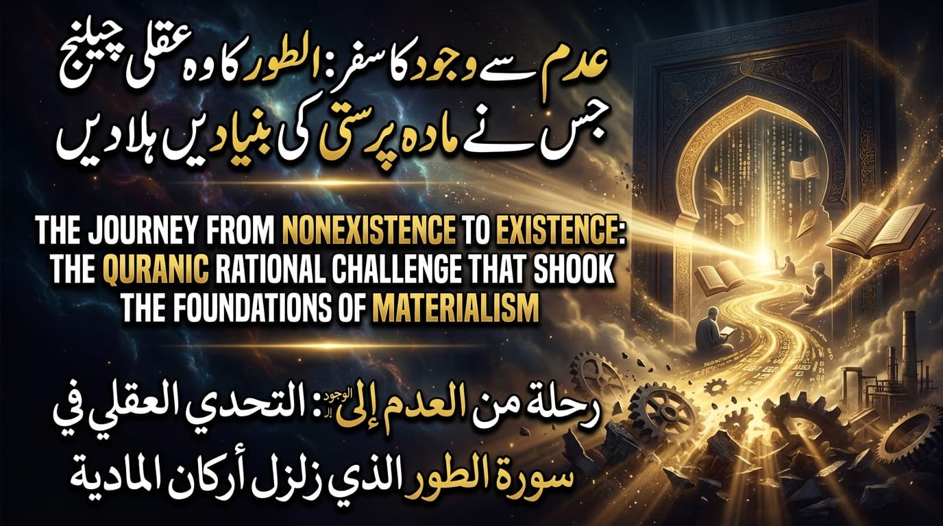 The Journey from Nonexistence to Existence: The Quranic Rational Challenge that Shook the Foundations of Materialism