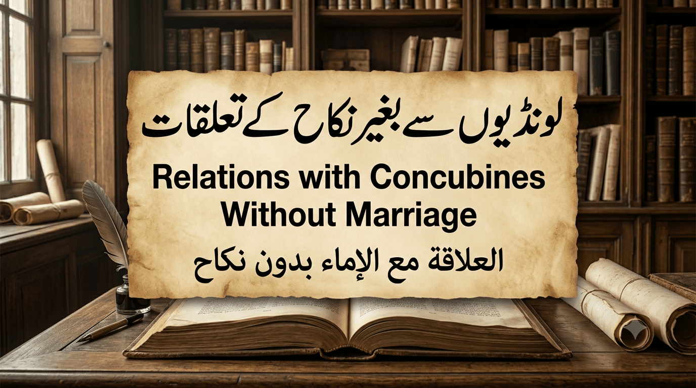 Sexual Relations with Concubines Without Marriage