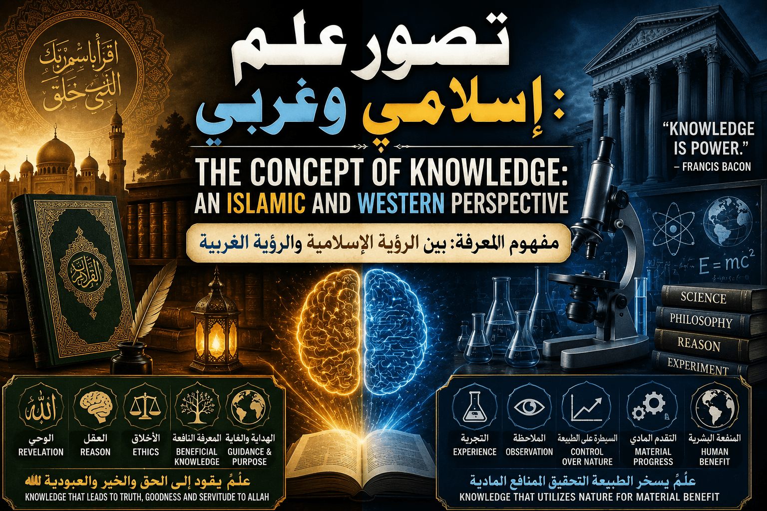 The Concept of Knowledge: An Islamic and Western Perspective