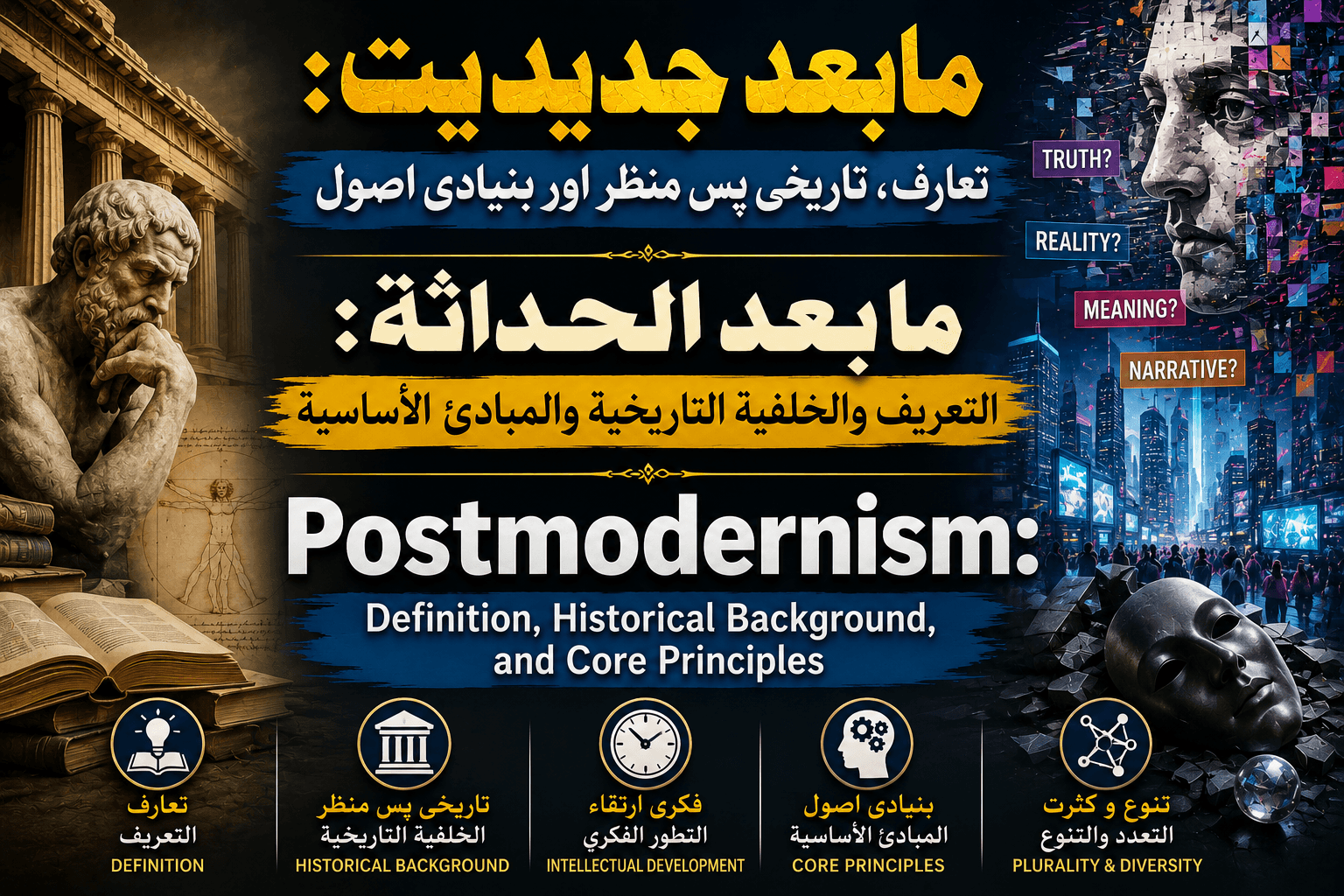 Postmodernism: Definition, Historical Background, and Core Principles