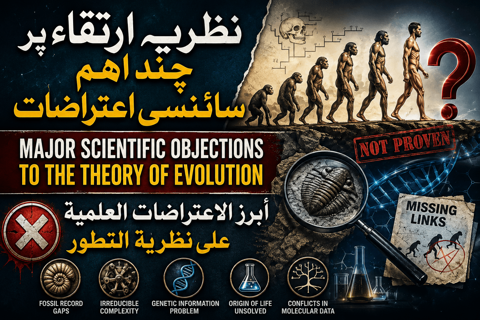 Major Scientific Objections to the Theory of Evolution