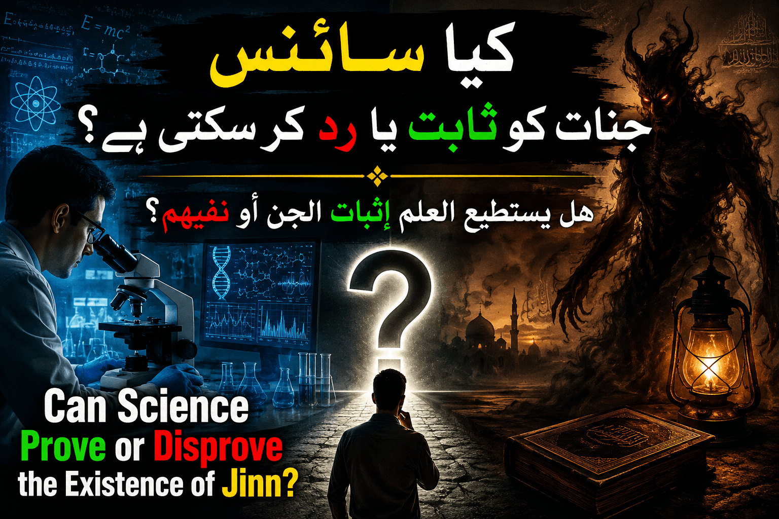 Can Science Prove or Disprove the Existence of Jinn?