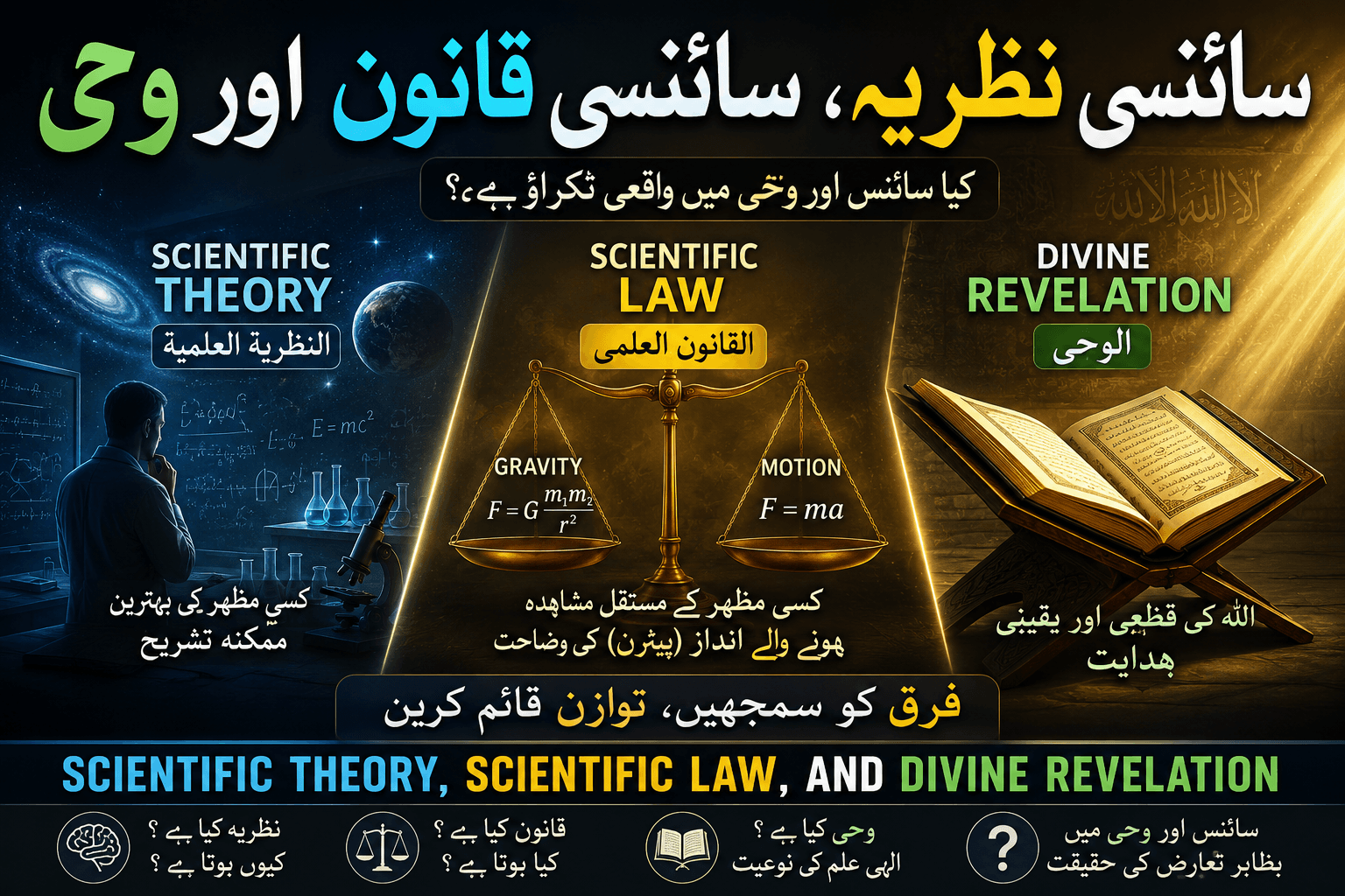 Scientific Theory, Scientific Law, and Divine Revelation
